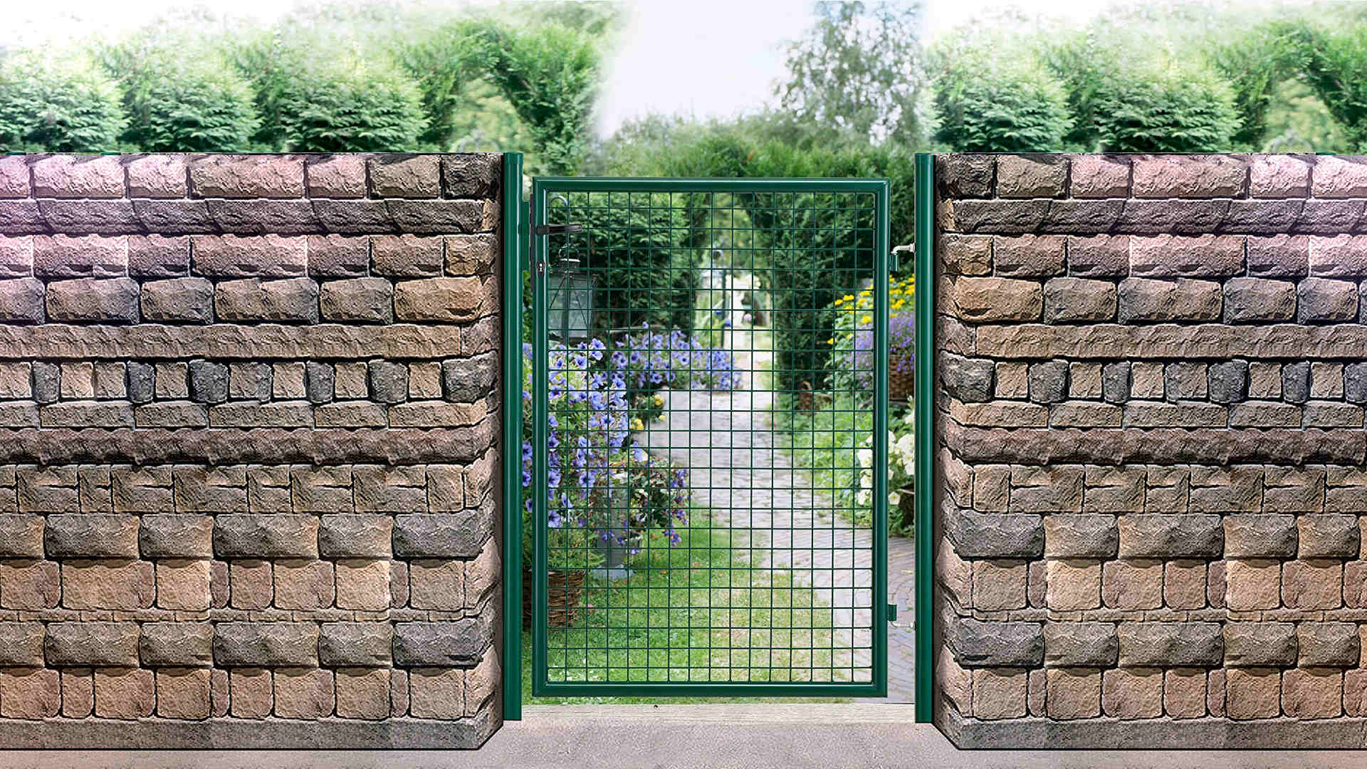 Manufacturer of metal garden gate for your courtyard.
